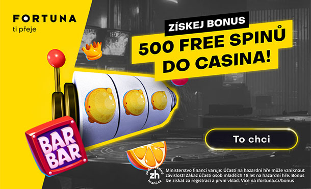 Zaregistruj se v&nbsp;online casinu Fortuna a&nbsp;hraj nyní