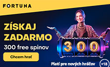 Online kasíno Fortuna - 300 free spinov