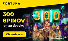 Online kasíno Fortuna - 300 free spinov