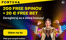 Online kasíno Fortuna - 300 free spinov