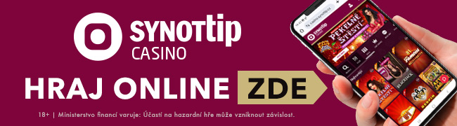 Zaregistruj se v online casinu SYNOT TIP a hraj nyní