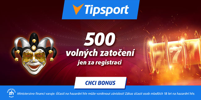 Zaregistruj se v&nbsp;online casinu Tipsport a&nbsp;získej bonus