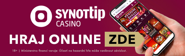 Zaregistruj se v online casinu SYNOT TIP a hraj nyní