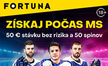 Stav si za 50 EUR bez rizika a získaj 50 free spinov - Fortuna