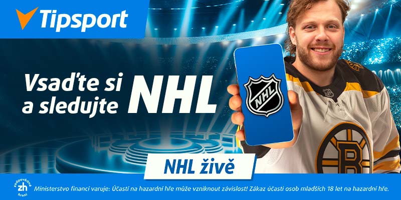 Sleduj přenosy zápasů NHL v Tipsportu a vsaď si Sleduj přenosy zápasů NHL v Tipsportu a vsaď si