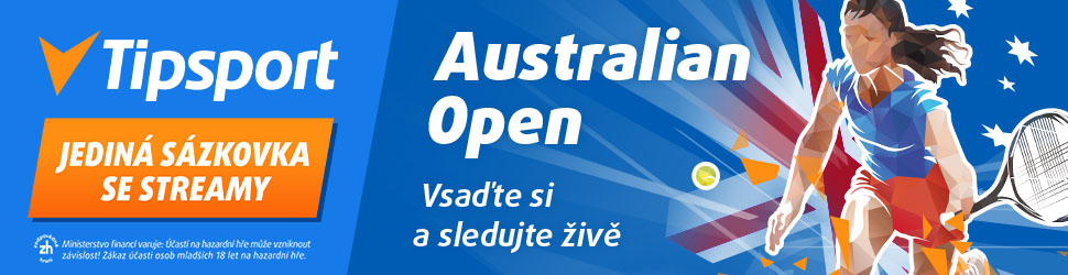 Sleduj tenisové přenosy živě na TV Tipsport