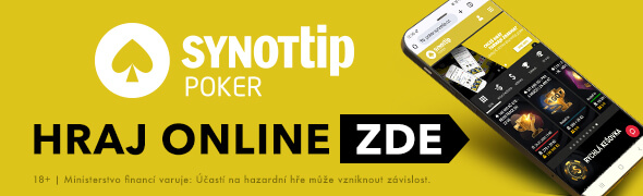 Zaregistruj se a hraj online poker u SYNOT TIP