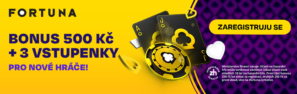 Zaregistruj se a&nbsp;hraj online poker u&nbsp;Fortuny