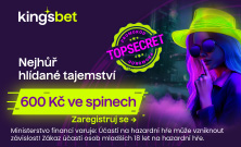 Získejte unikátní vkladový bonus až 600 Kč ve free spinech s bonusovým kódem TOP SECRET