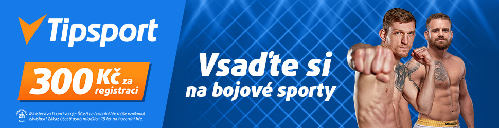 Vsaď si na bojové sporty a sleduj živě přenosy na Tipsportu