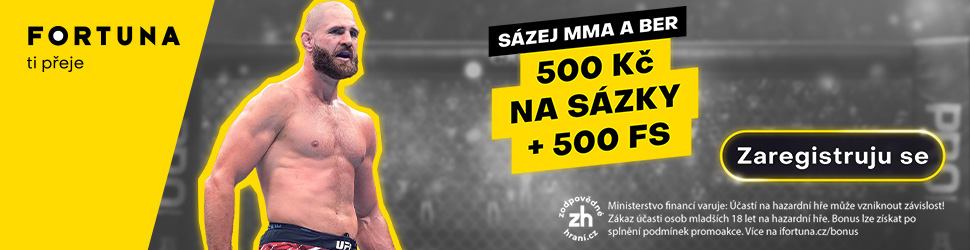 Vsaď si na bojové sporty u Fortuny Vsaď si na bojové sporty u Fortuny