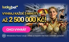 Zaregistruj se v&nbsp;online casinu Luckybet